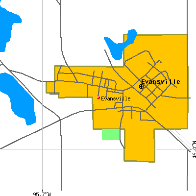 Evansville map