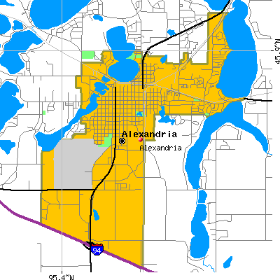 Alexandria map