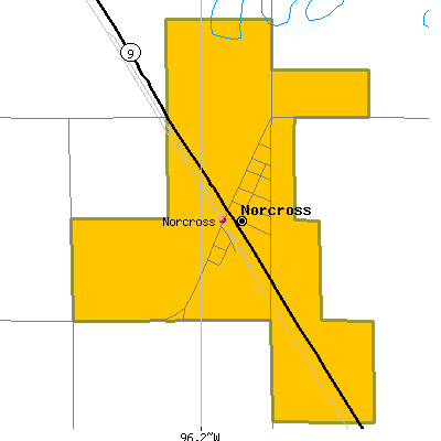 Norcross map