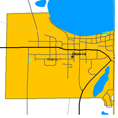 Osakis map