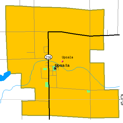 Upsala map