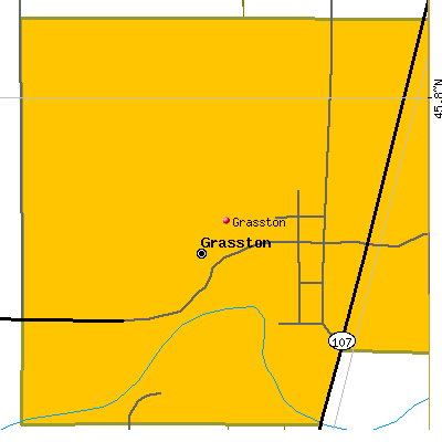 Grasston map