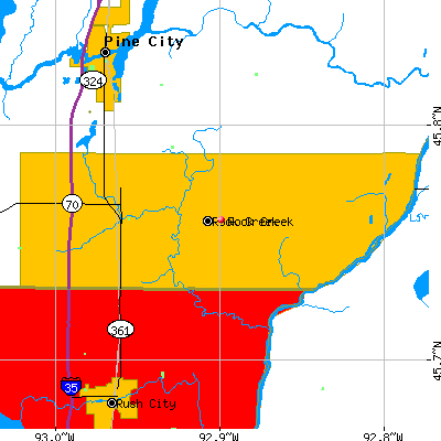 Rock Creek map
