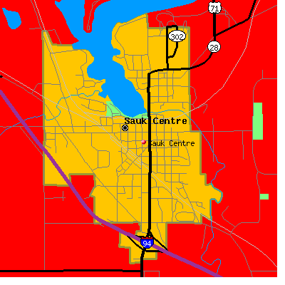 Sauk Centre map