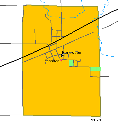 Foreston map