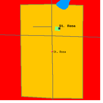 St. Rosa map