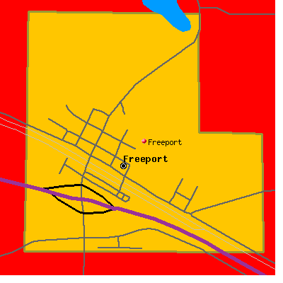 Freeport map