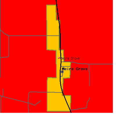 Meire Grove map