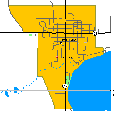 Starbuck map