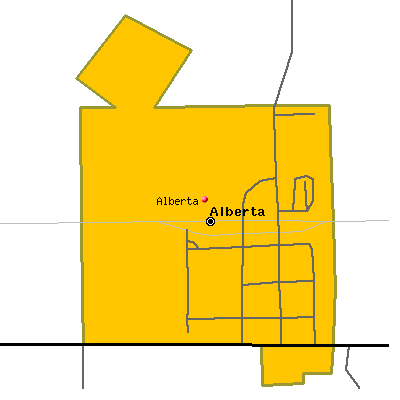 Alberta map