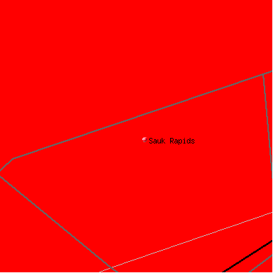 Sauk Rapids map