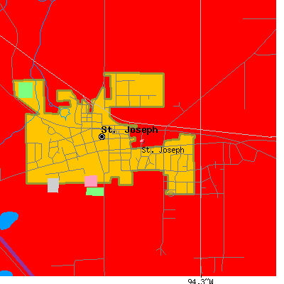 St. Joseph map
