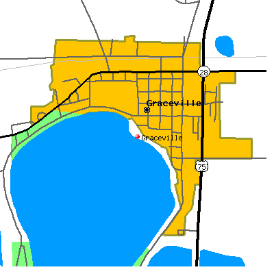 Graceville map