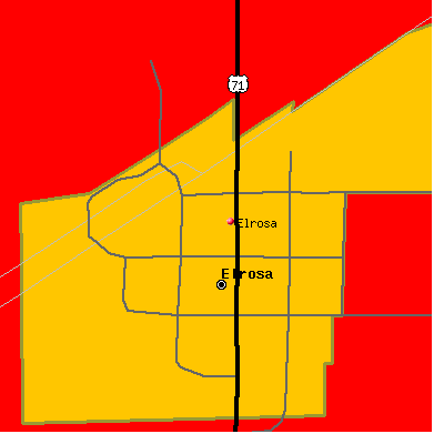 Elrosa map