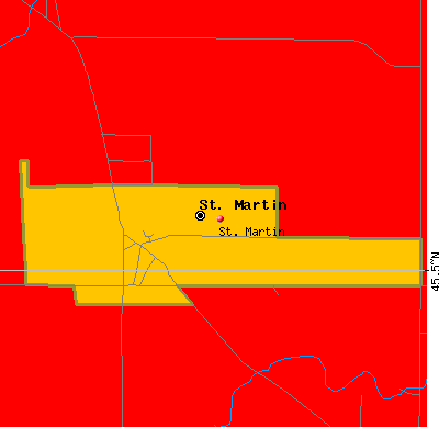 St. Martin map