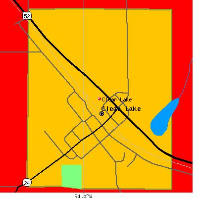 Clear Lake map