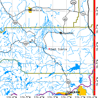 East Sierra map