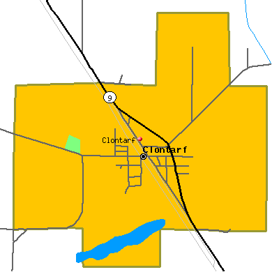 Clontarf map