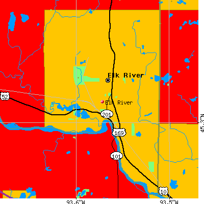 Elk River map