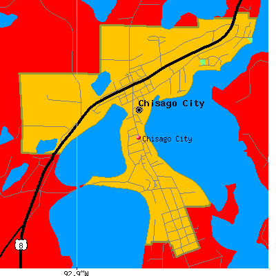 Chisago City map