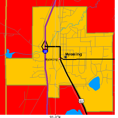 Wyoming map