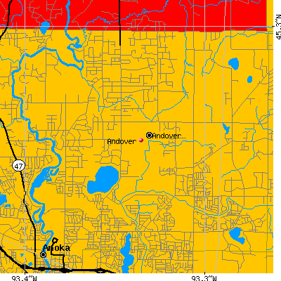Andover map