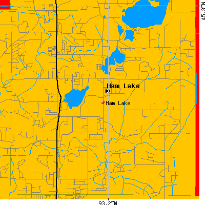 Ham Lake map