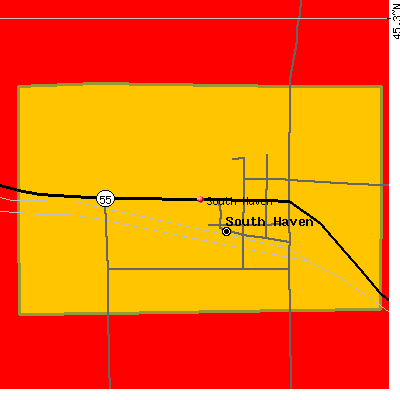 South Haven map