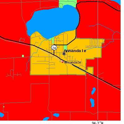 Annandale map