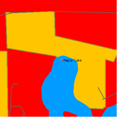Maple Lake map