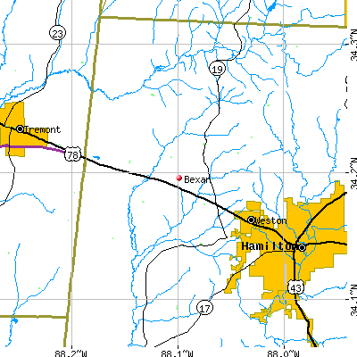 Bexar map