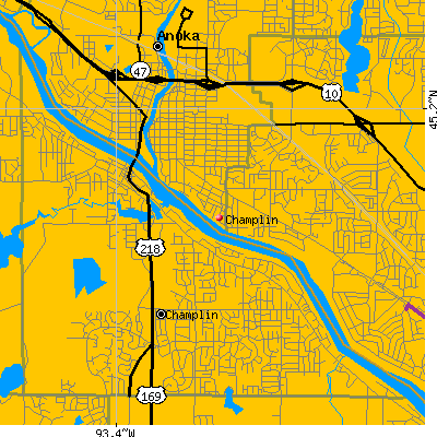 Champlin map