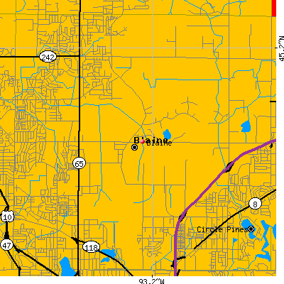 Blaine map