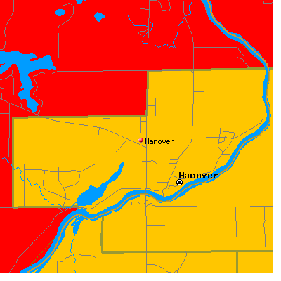 Hanover map