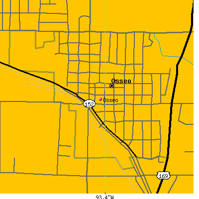 Osseo map