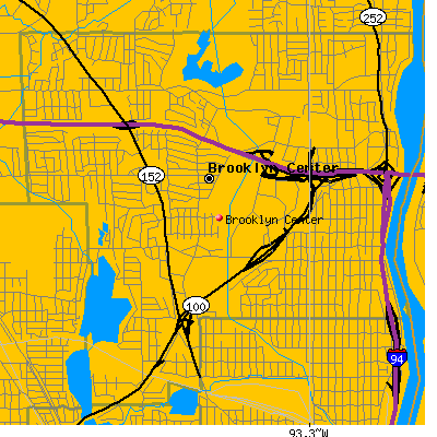 Brooklyn Center map
