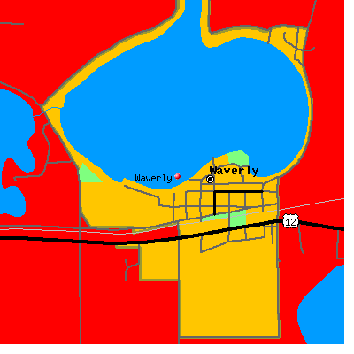 Waverly map