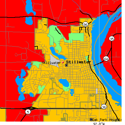 Stillwater map