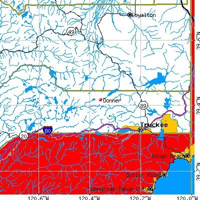 Donner map