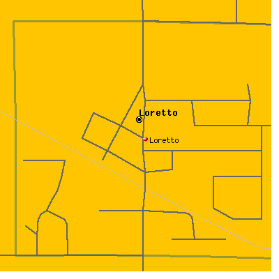Loretto map