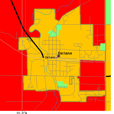 Delano map