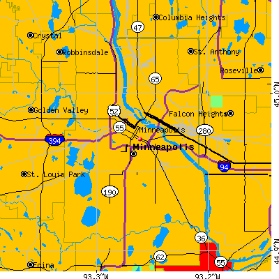 Minneapolis map