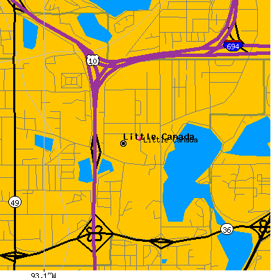 Little Canada map