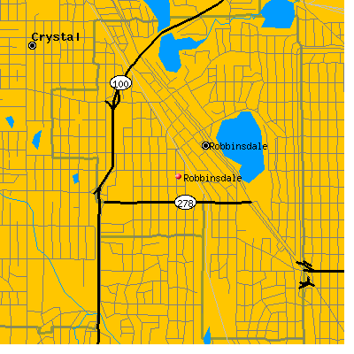 Robbinsdale map