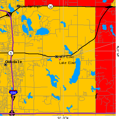 Lake Elmo map