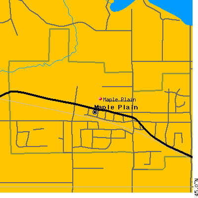 Maple Plain map