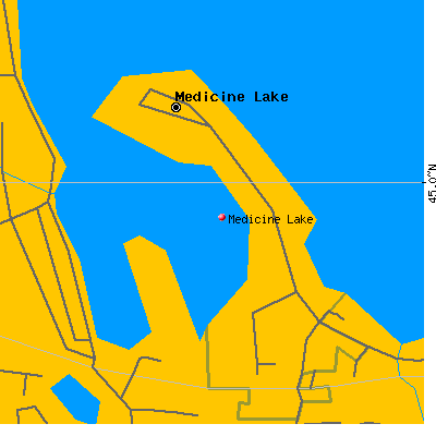 Medicine Lake map