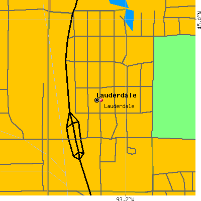 Lauderdale map