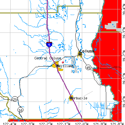 Central Colusa map