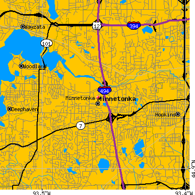 Minnetonka map